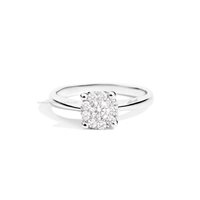 Anello Recarlo Donna Nodo D'Amore in Oro bianco Diamante XD988/015 - XD988/015